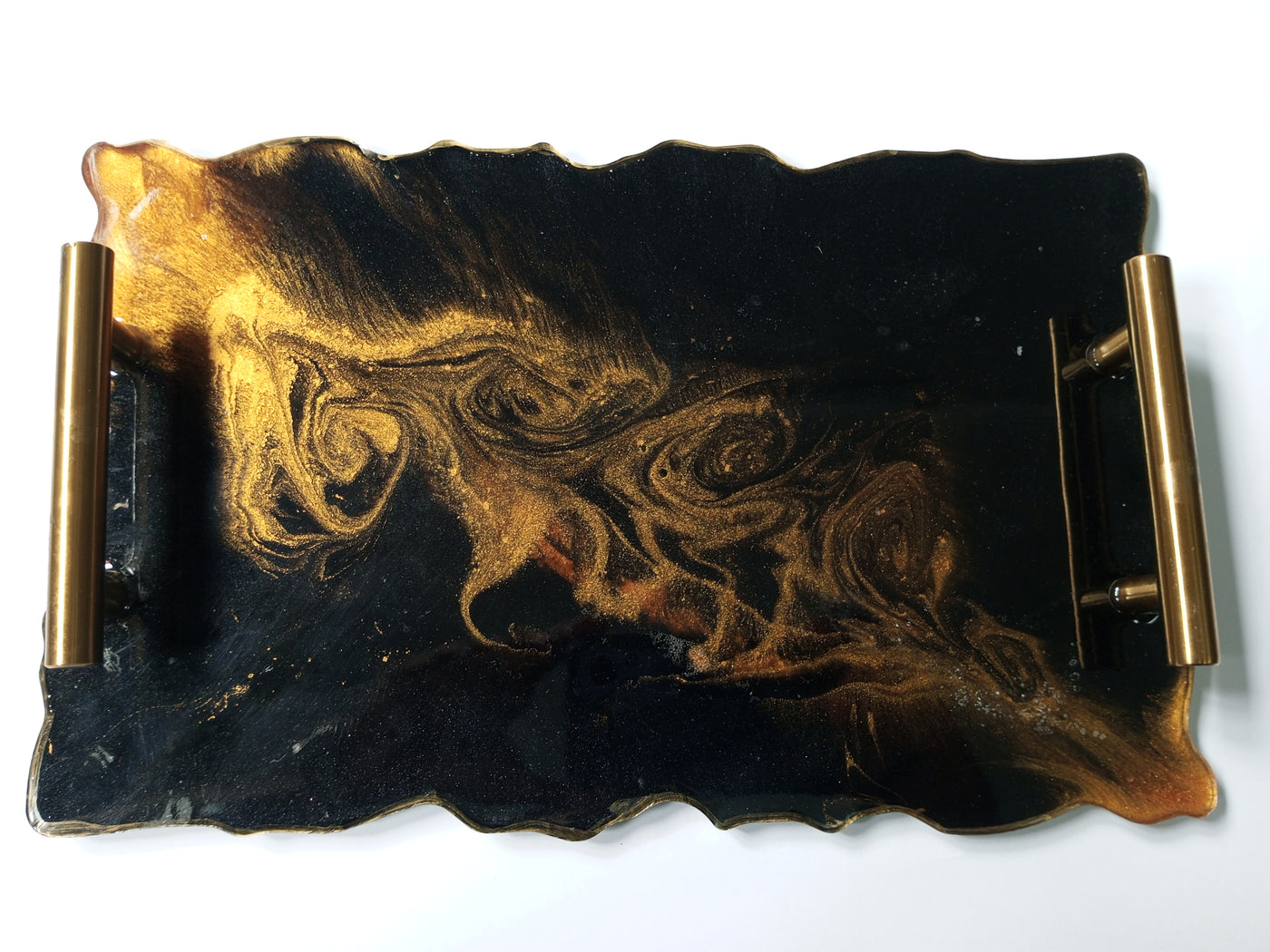 Handmade Resin Serving Tray – Unique Gift for Weddings, Birthdays & More