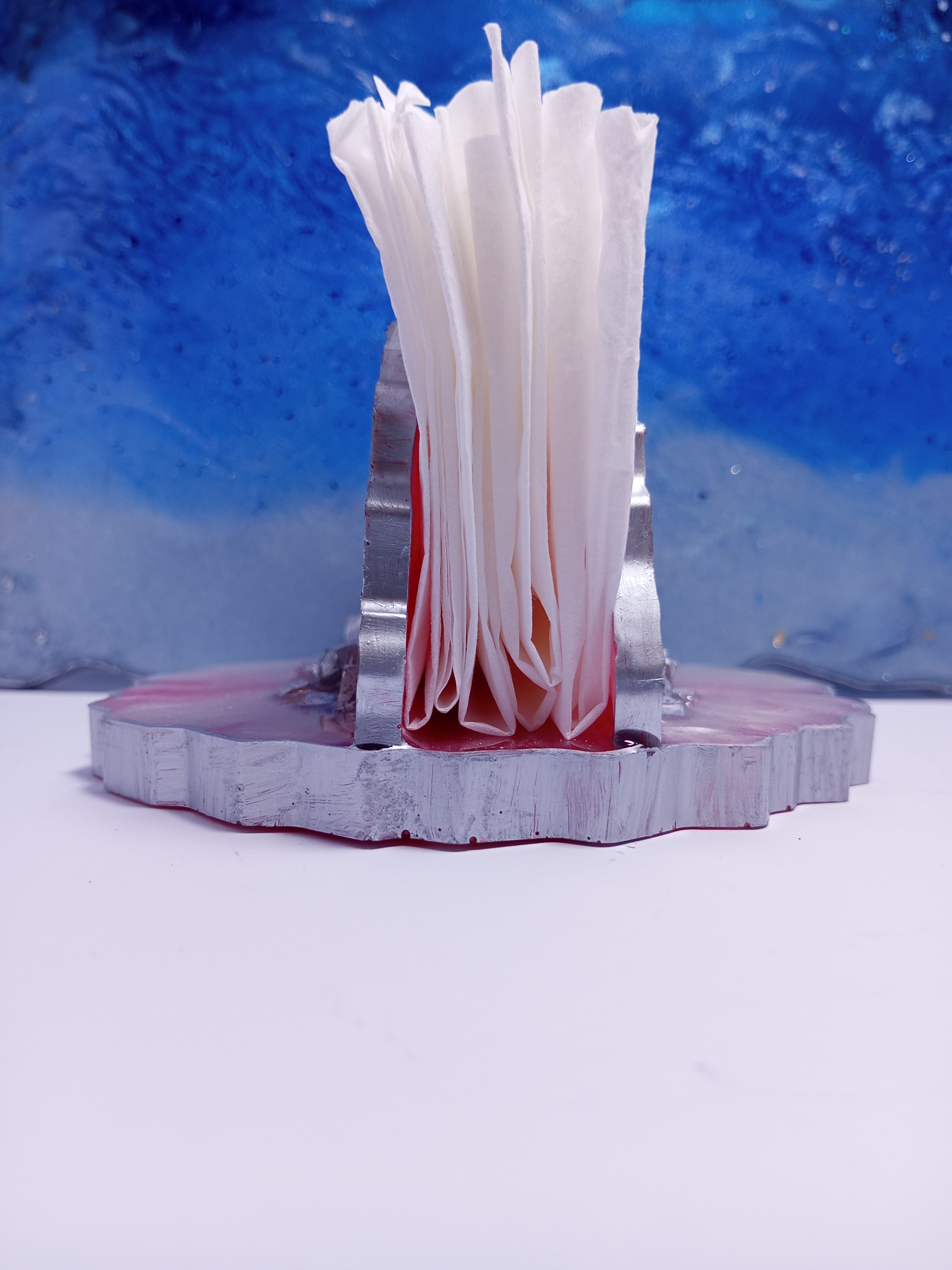 Resin Napkin Holder – Custom Color Shape – Handmade, Practical & Elegant – 6inch by 3inch – Table Decor