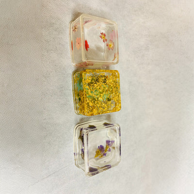 three Pressed flower jewelry boxes, personalized jewelry box, jewelry organizer box, custom jewlery box, press box, custom jewelry box, resin box