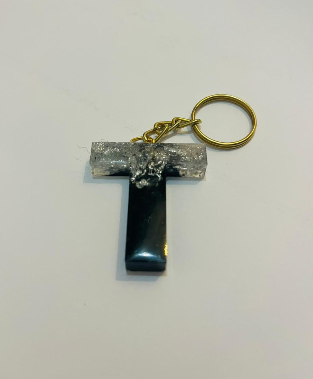 Colorful Epoxy Resin Letter Keychain – Personalized Gift Idea | Handmade Alphabet Charm A–Z | Custom Key Ring Accessory | Initial keychain
