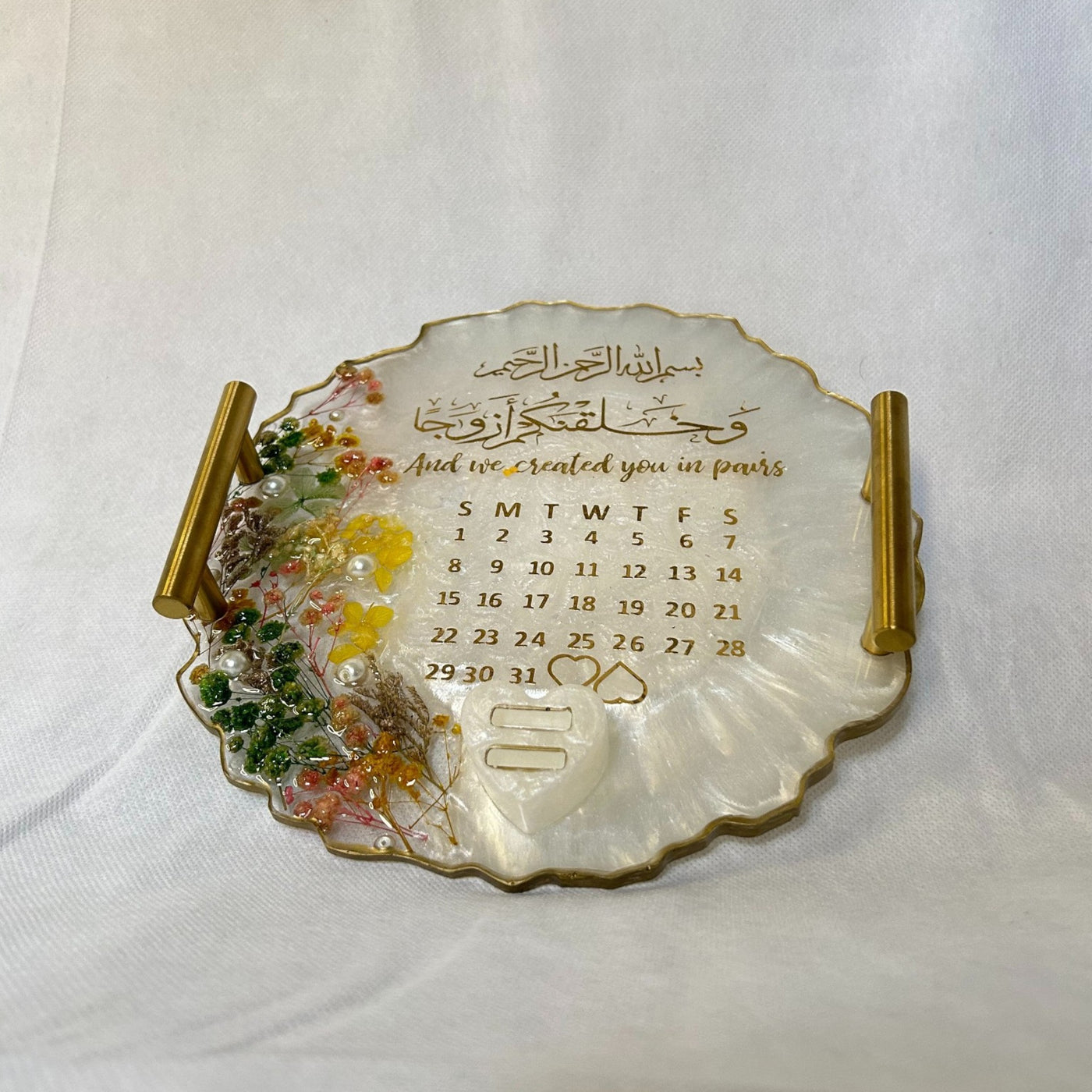 Personalized Resin Plaque | Nikah Tray | Wedding | Customizable | Memorial