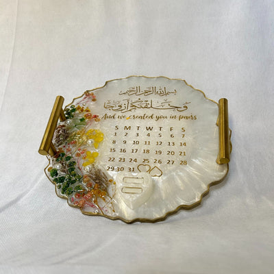Personalized Resin Plaque | Nikah Tray | Wedding | Customizable | Memorial