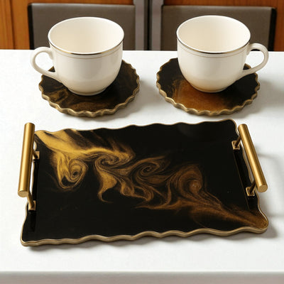 Handmade Resin Serving Tray – Unique Gift for Weddings, Birthdays & More